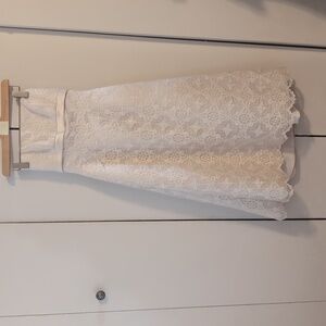 David's Bridal Ivory Gown Size 4